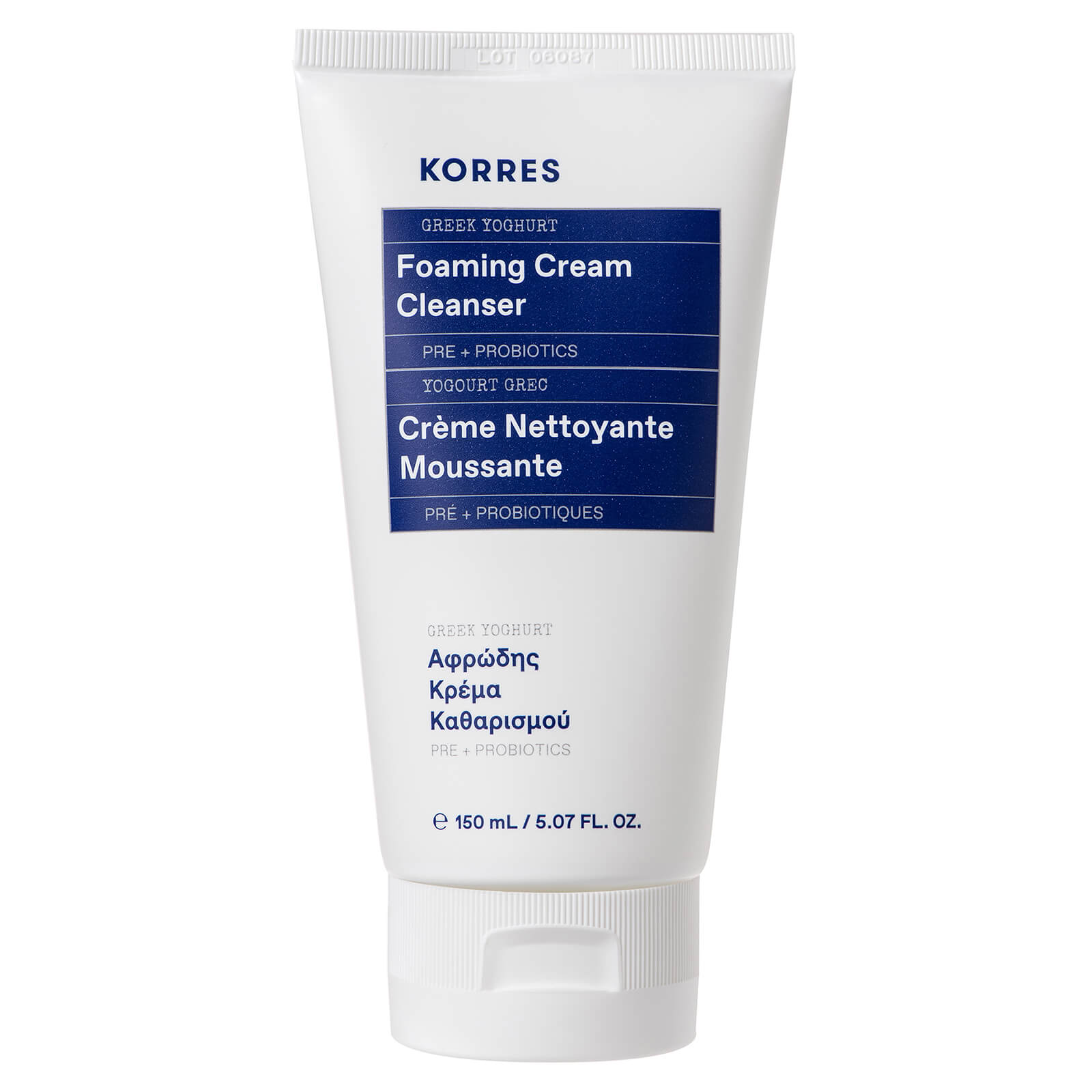 korres foaming cream cleanser
