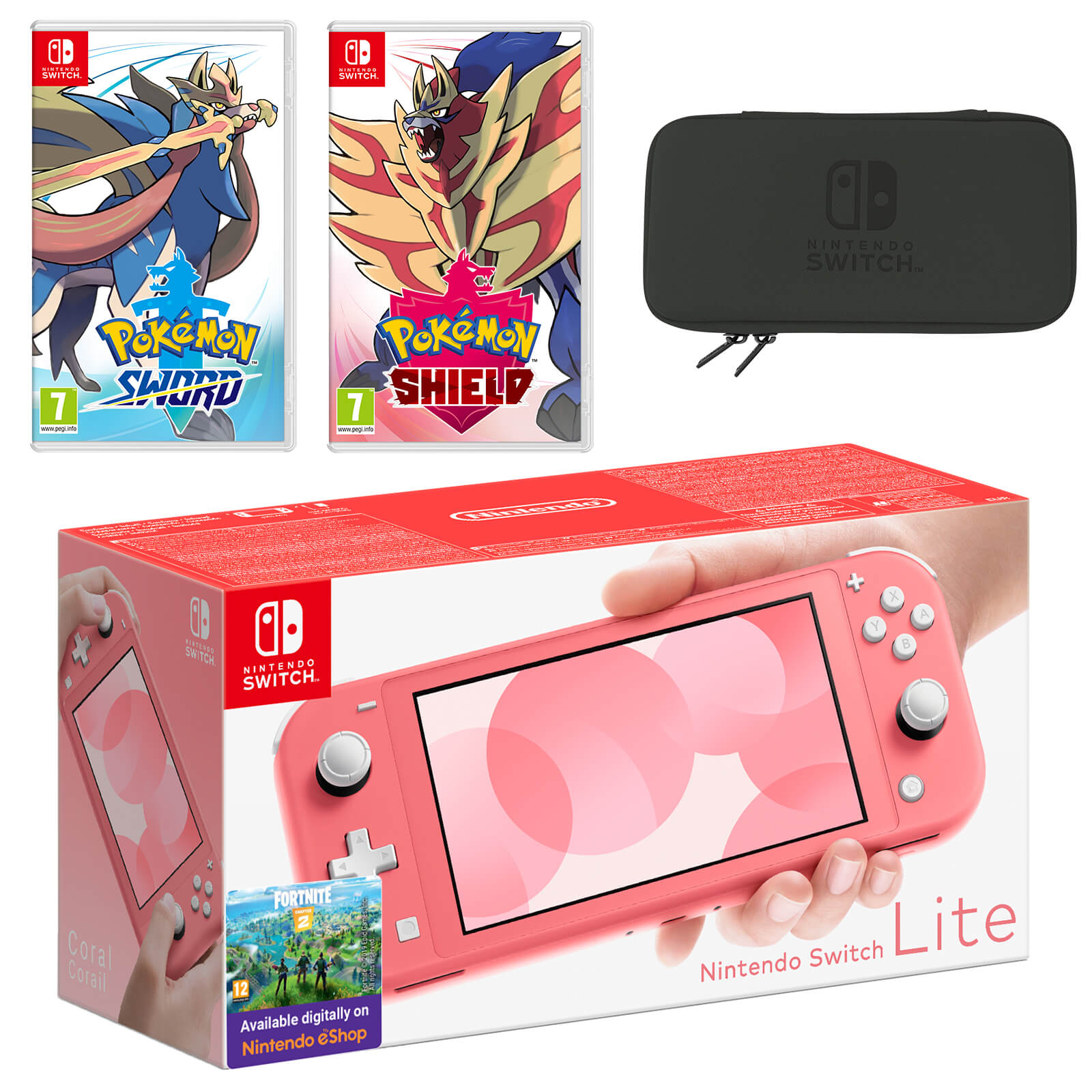 Nintendo Switch Lite Coral Pokemon Sword And Pokemon Shield Double Pack Nintendo Official Uk Store Nintendo Switch Lite Coral Pokemon Sword And Pokemon Shield Double Pack Nintendo Official Uk Store