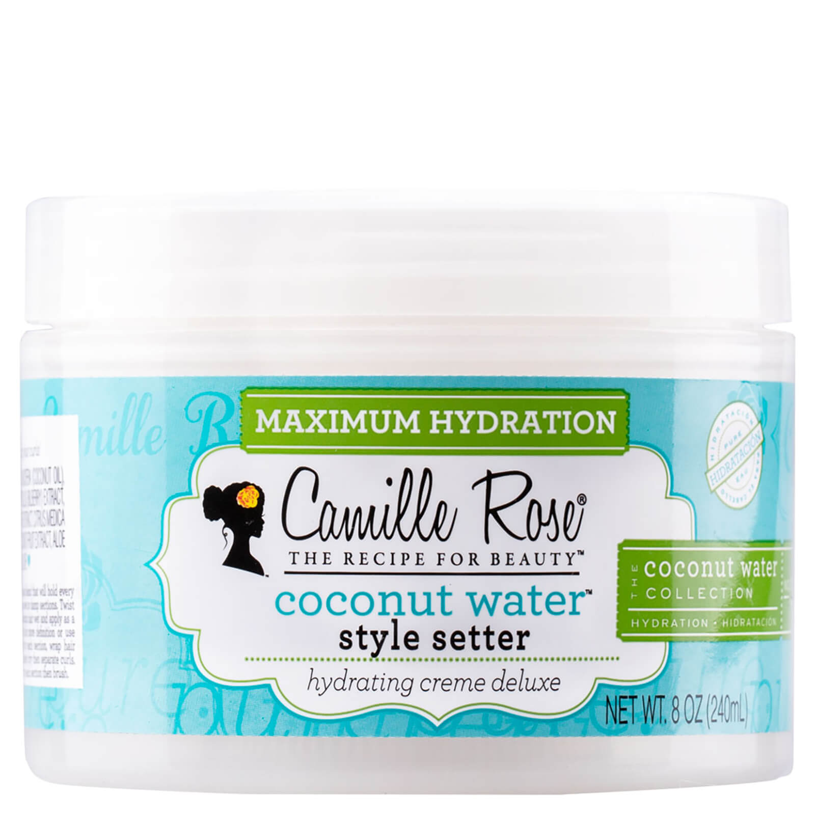 Camille Rose Naturals Coconut Water Style Setter Hydrating Creme Deluxe 240ml Lookfantastic