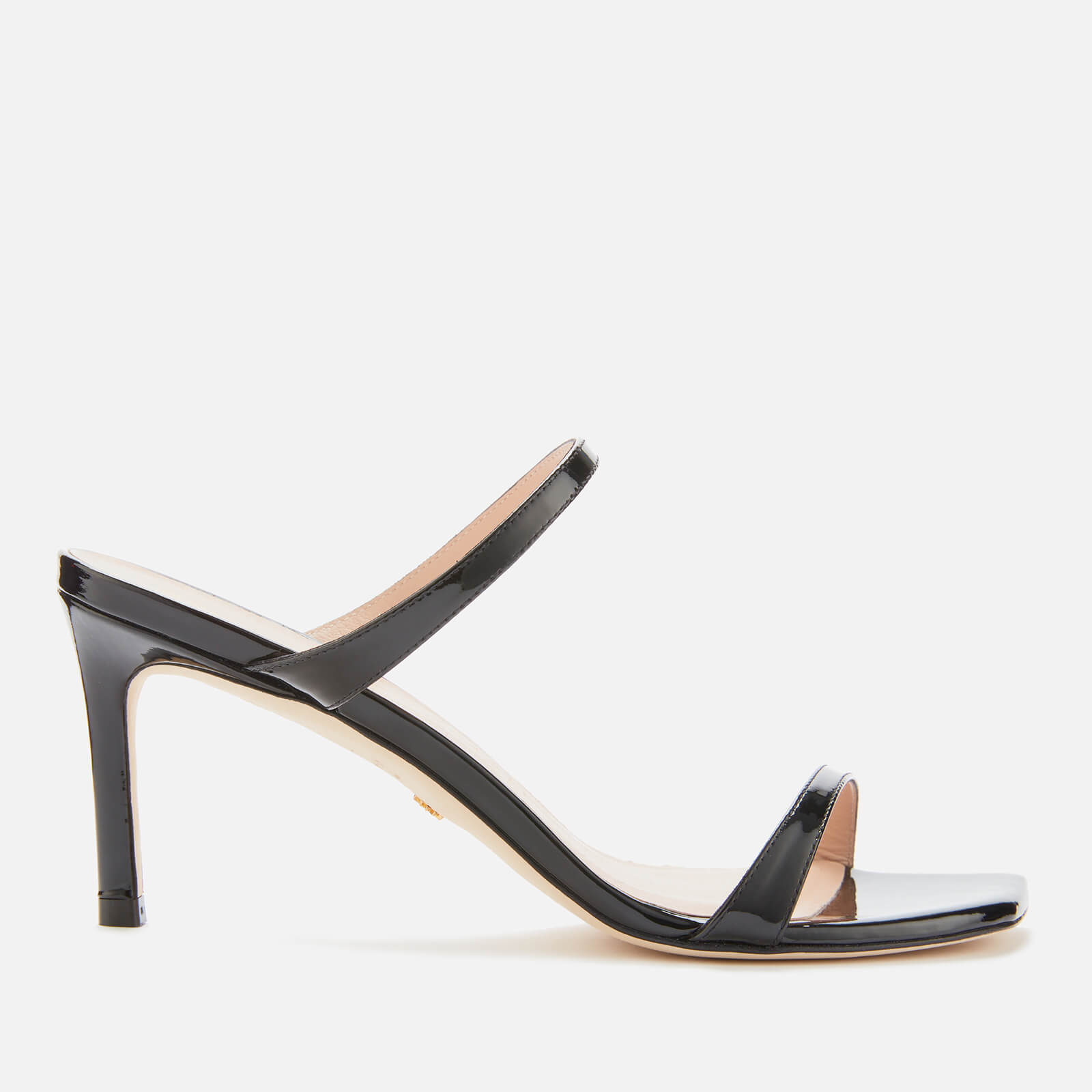 black heeled mules uk