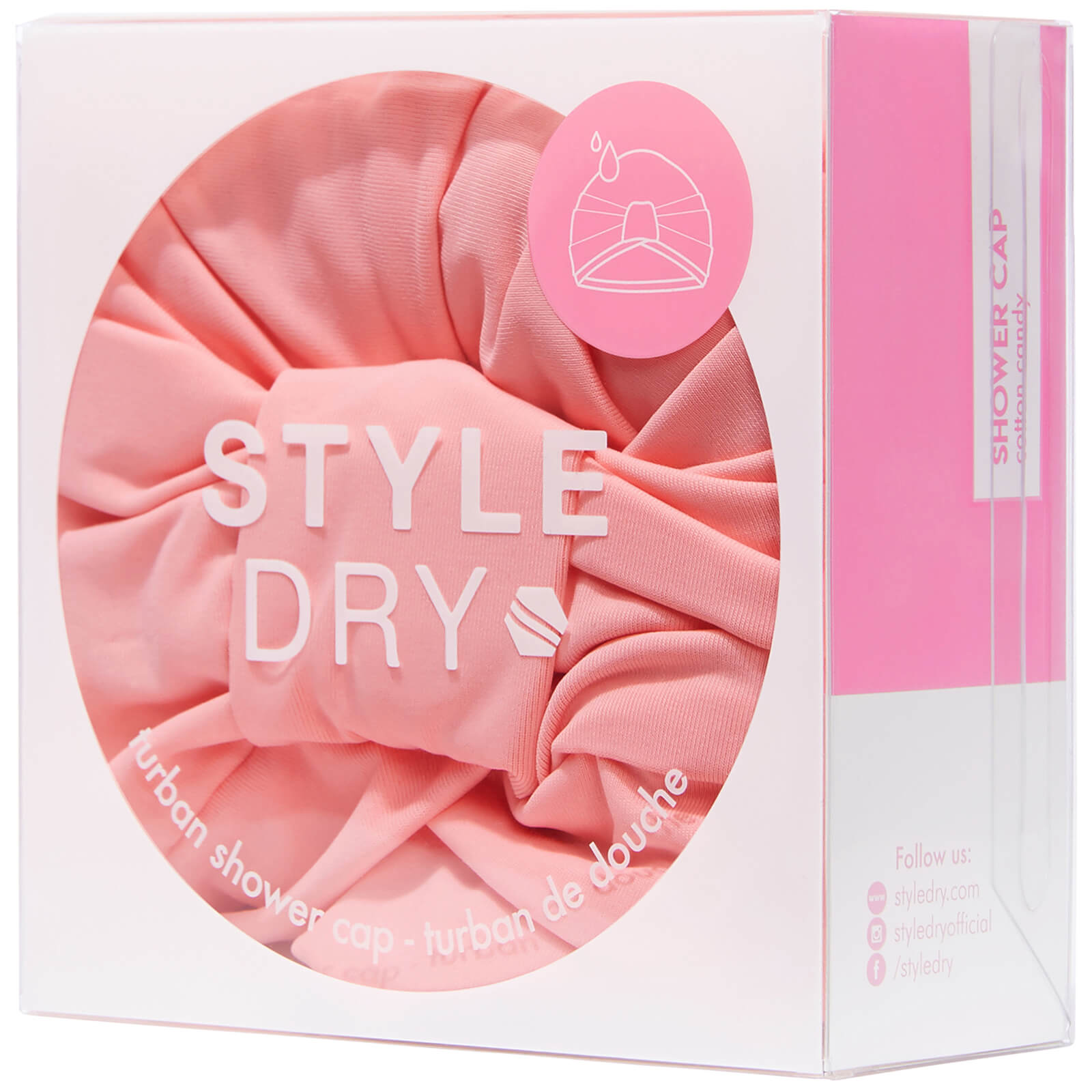 Styledry Turban Shower Cap Cotton Candy Glossybox Us