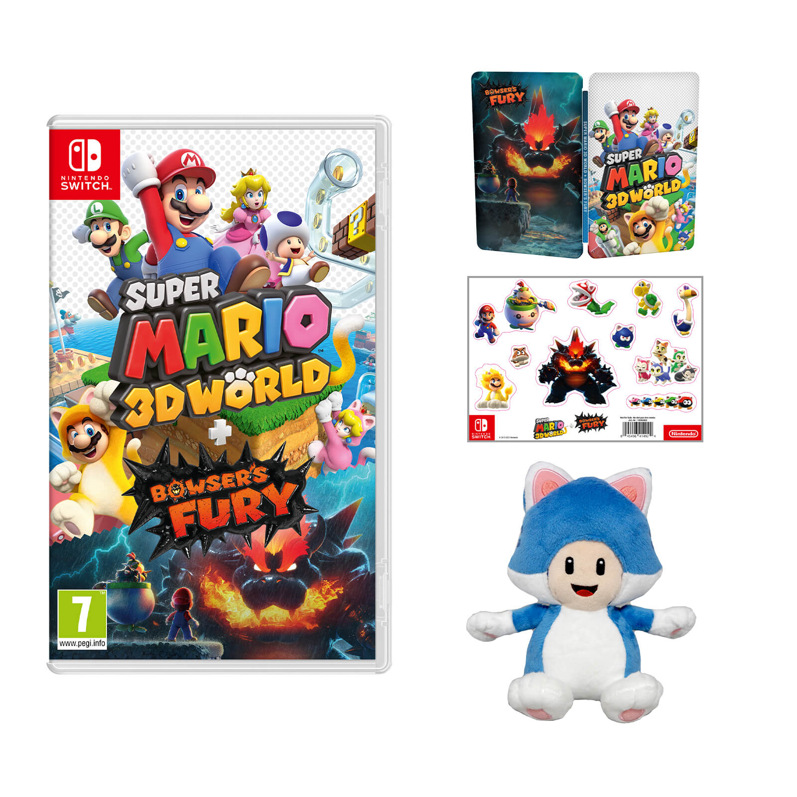 Super Mario 3d World Bowser S Fury Cat Toad Soft Toy Nintendo Official Uk Store Bowser's super mode in the bowser's fury mode of super mario 3d world. super mario 3d world bowser s fury cat toad soft toy