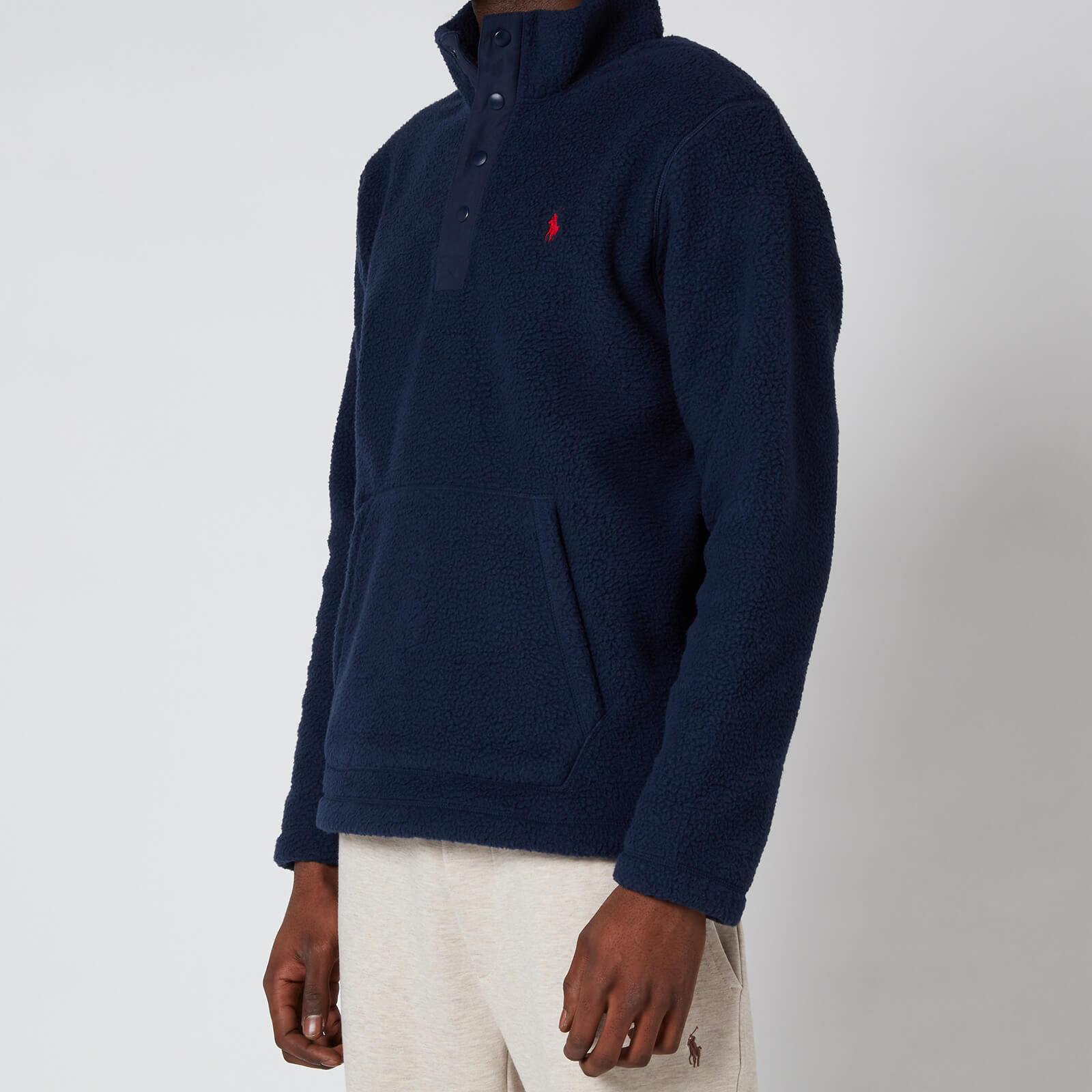 polo ralph lauren men's fleece mockneck pullover