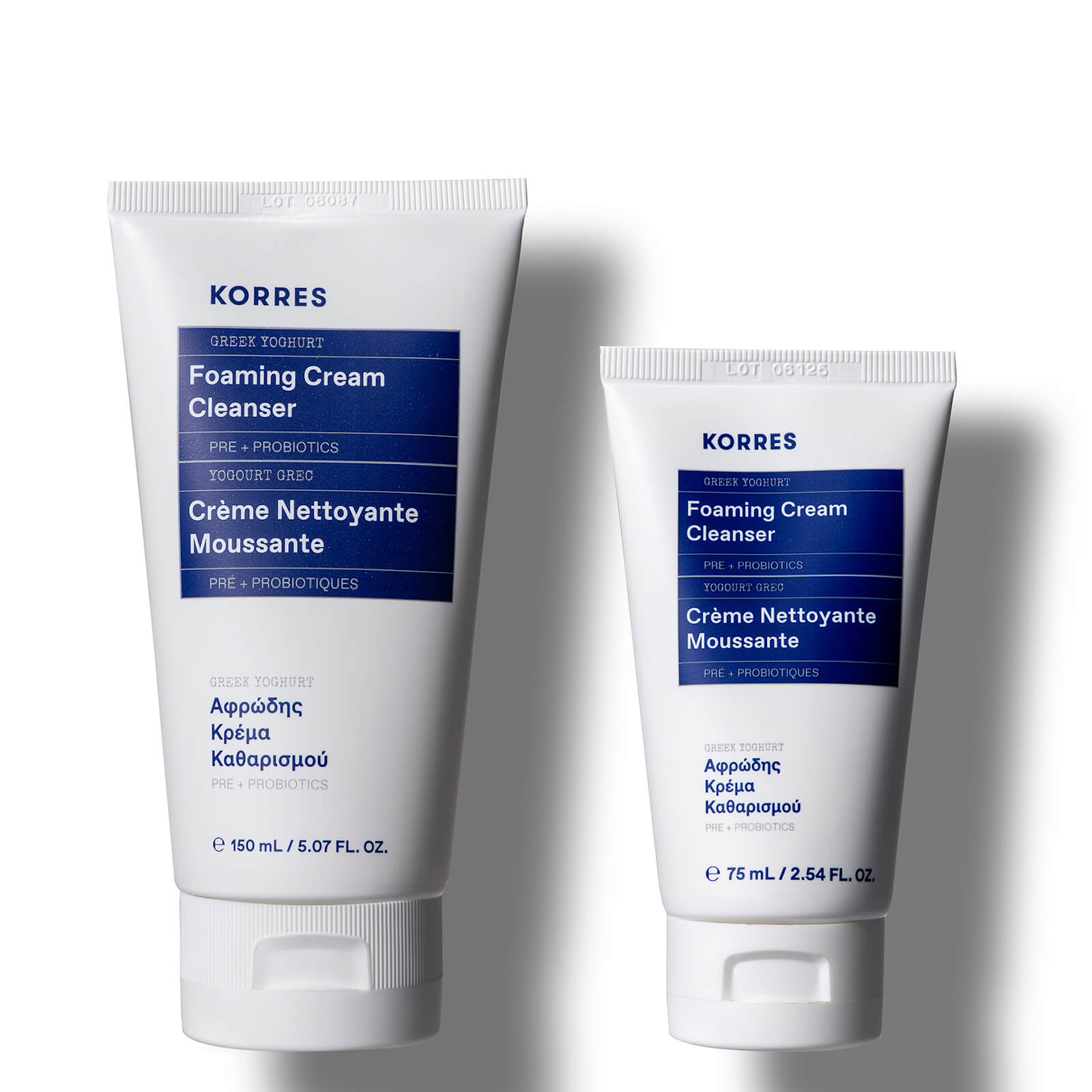 korres foaming cream cleanser