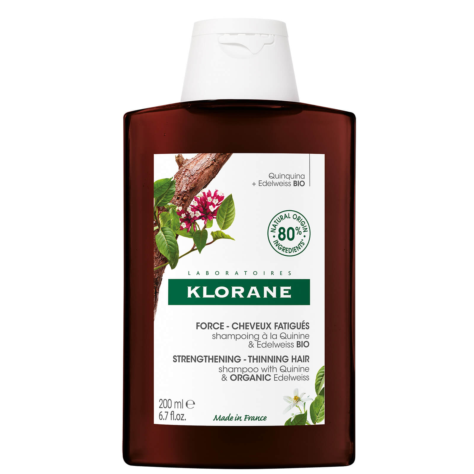 KLORANE Shampoo with Quinine and Organic Edelweiss 200ml Compra