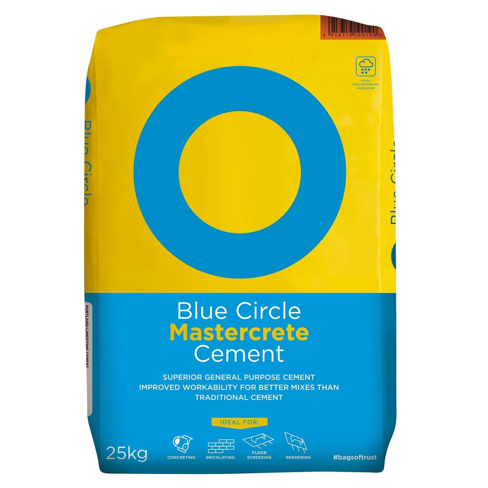Tarmac Blue Mastercrete Cement - 25kg | Homebase