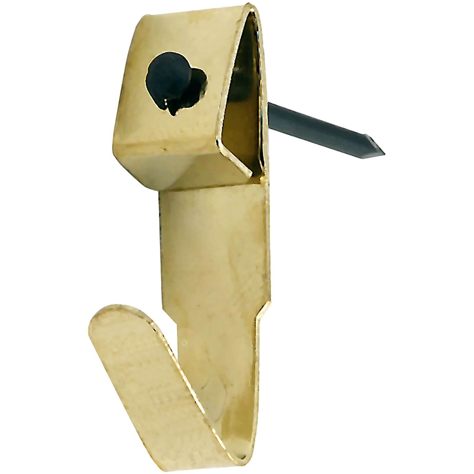 Medium Brass Picture Hooks 15 Pack Homebase