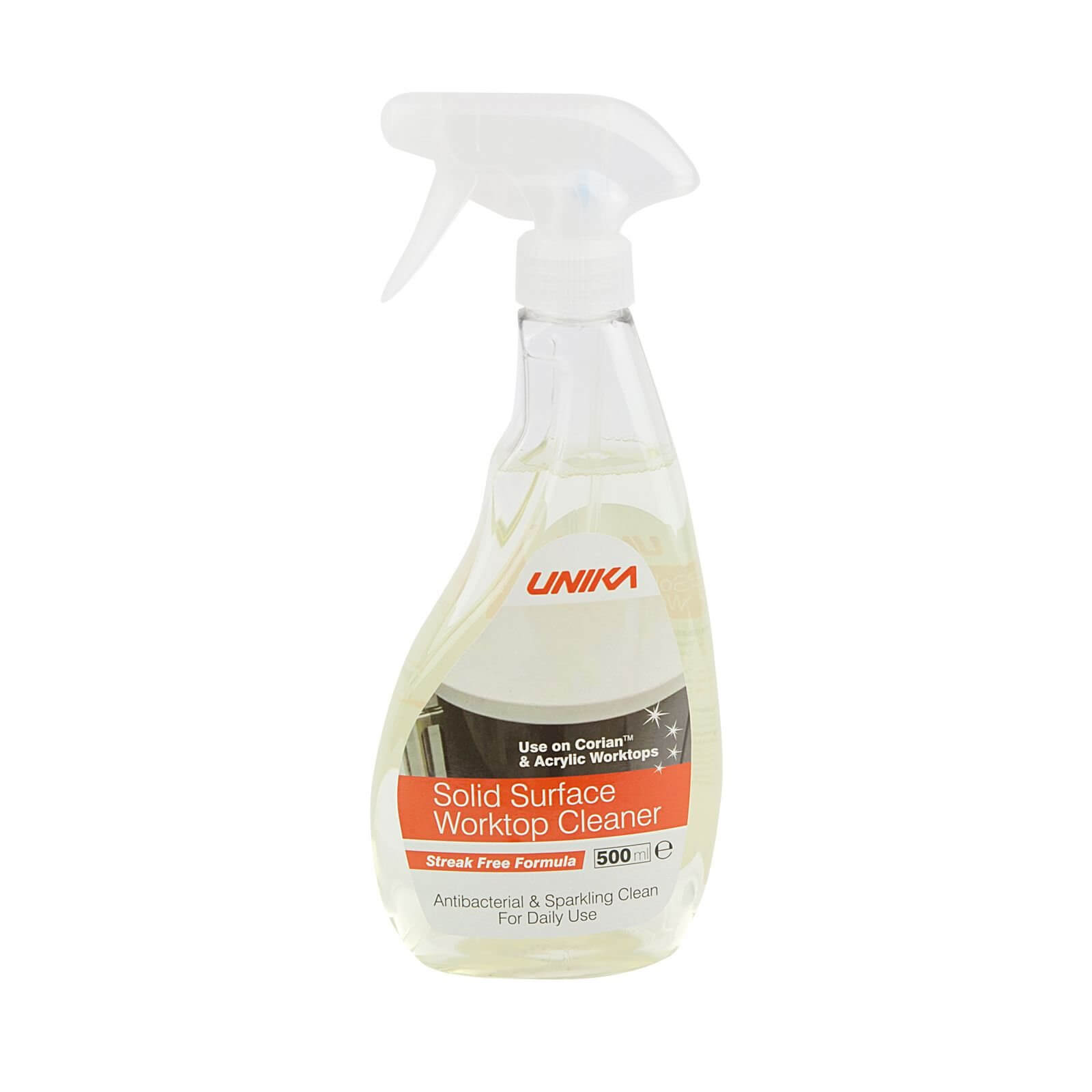 Unika Solid Surface Worktop Cleaner 500ml Homebase