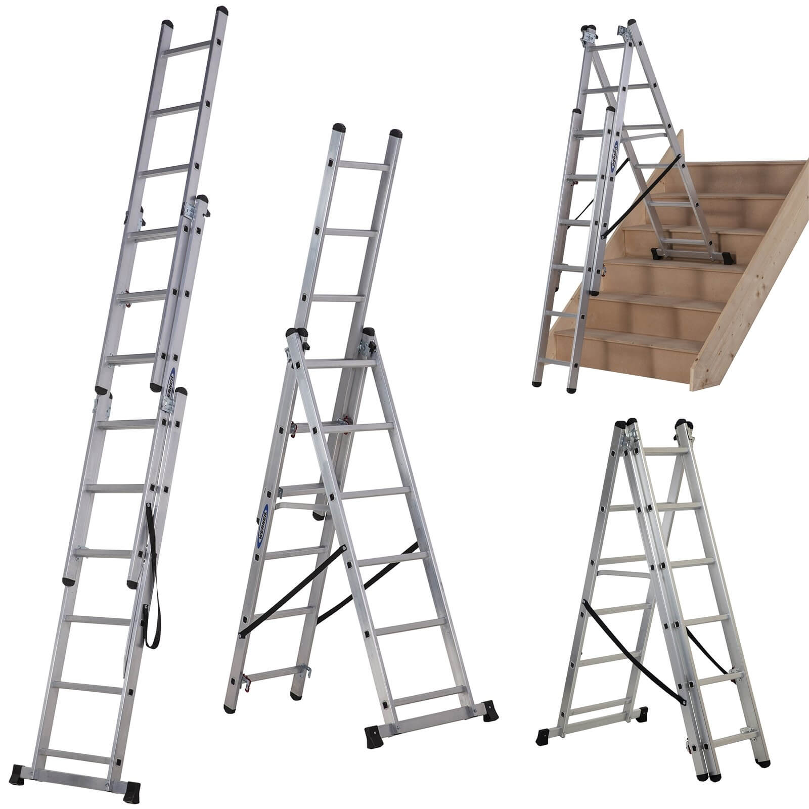 Werner Combination Ladder 4 in 1 Homebase