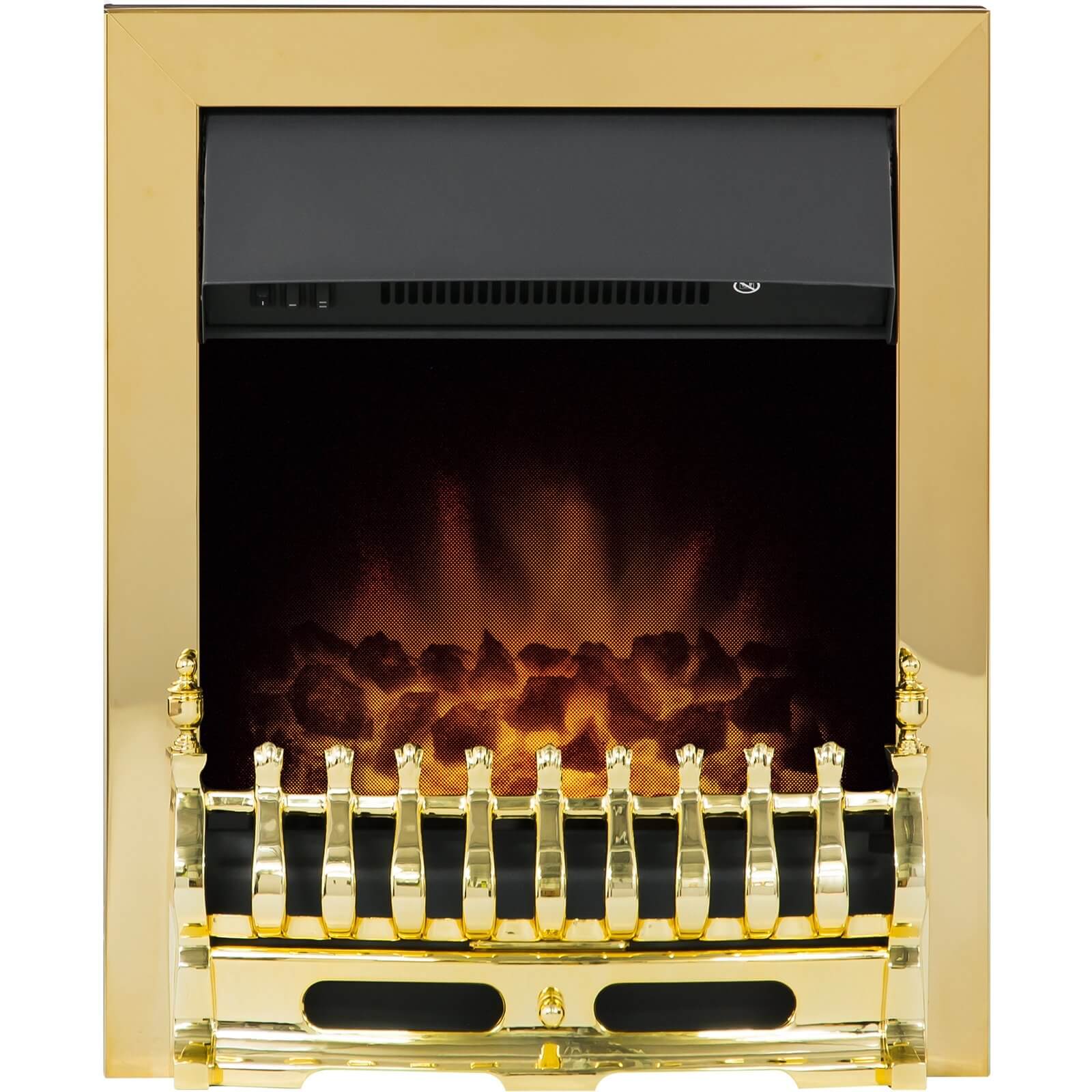 Blenheim Brass Electric Fire Homebase