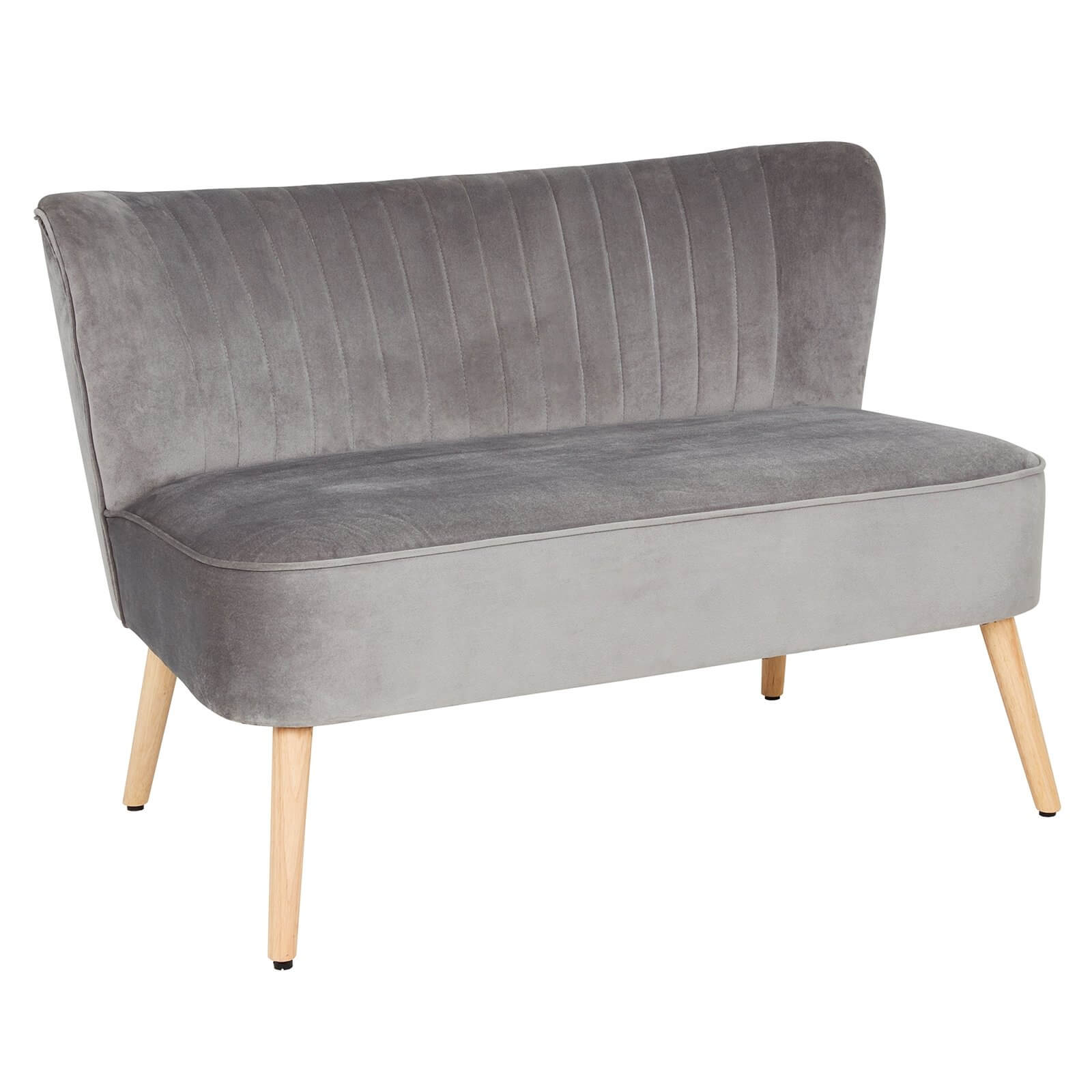 Cocktail Sofa Grey Homebase