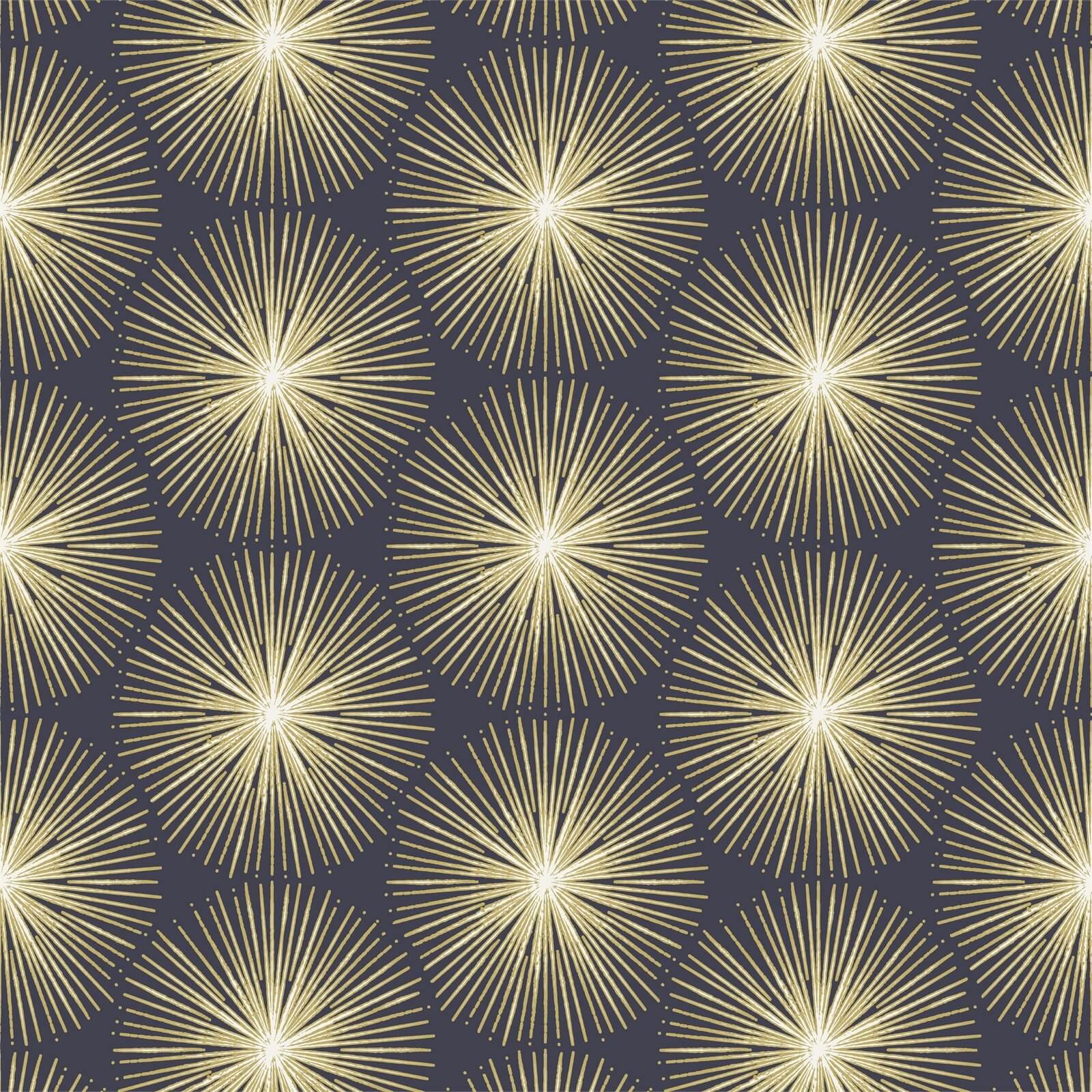 Sublime Fire Circle Gold Wallpaper Homebase