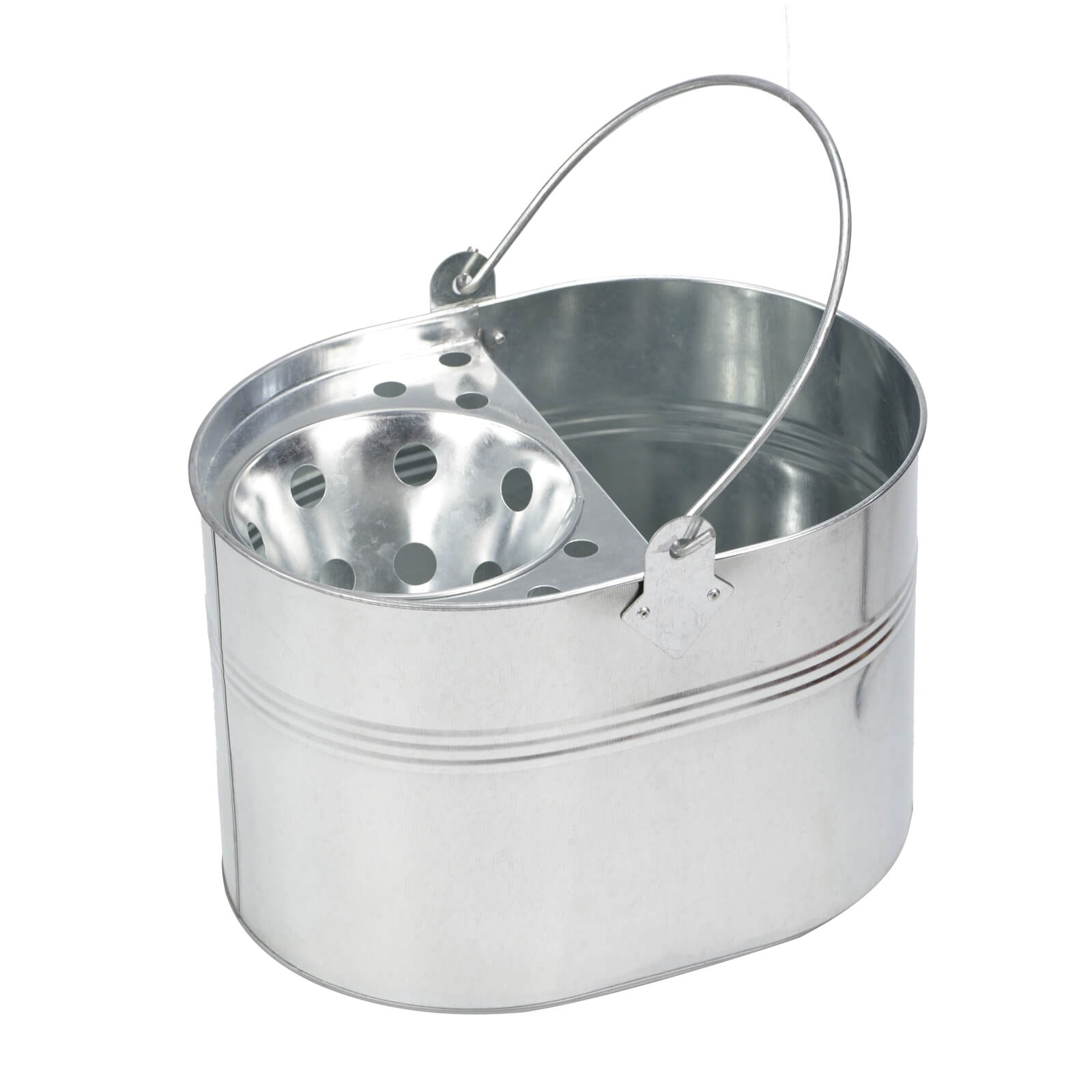 Galvanised Steel Mop Bucket Homebase
