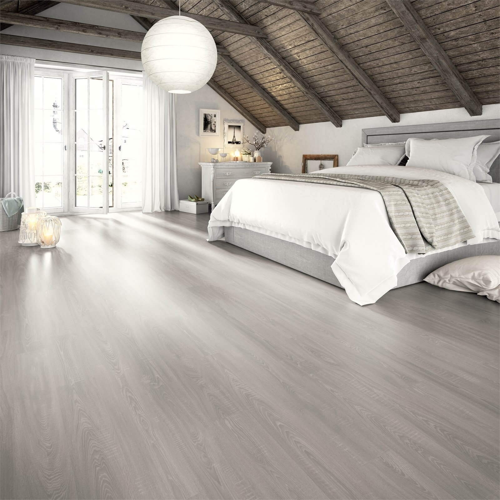 Egger Home Aqua Waterproof Grey Toscolano Oak 8mm Laminate Flooring Homebase