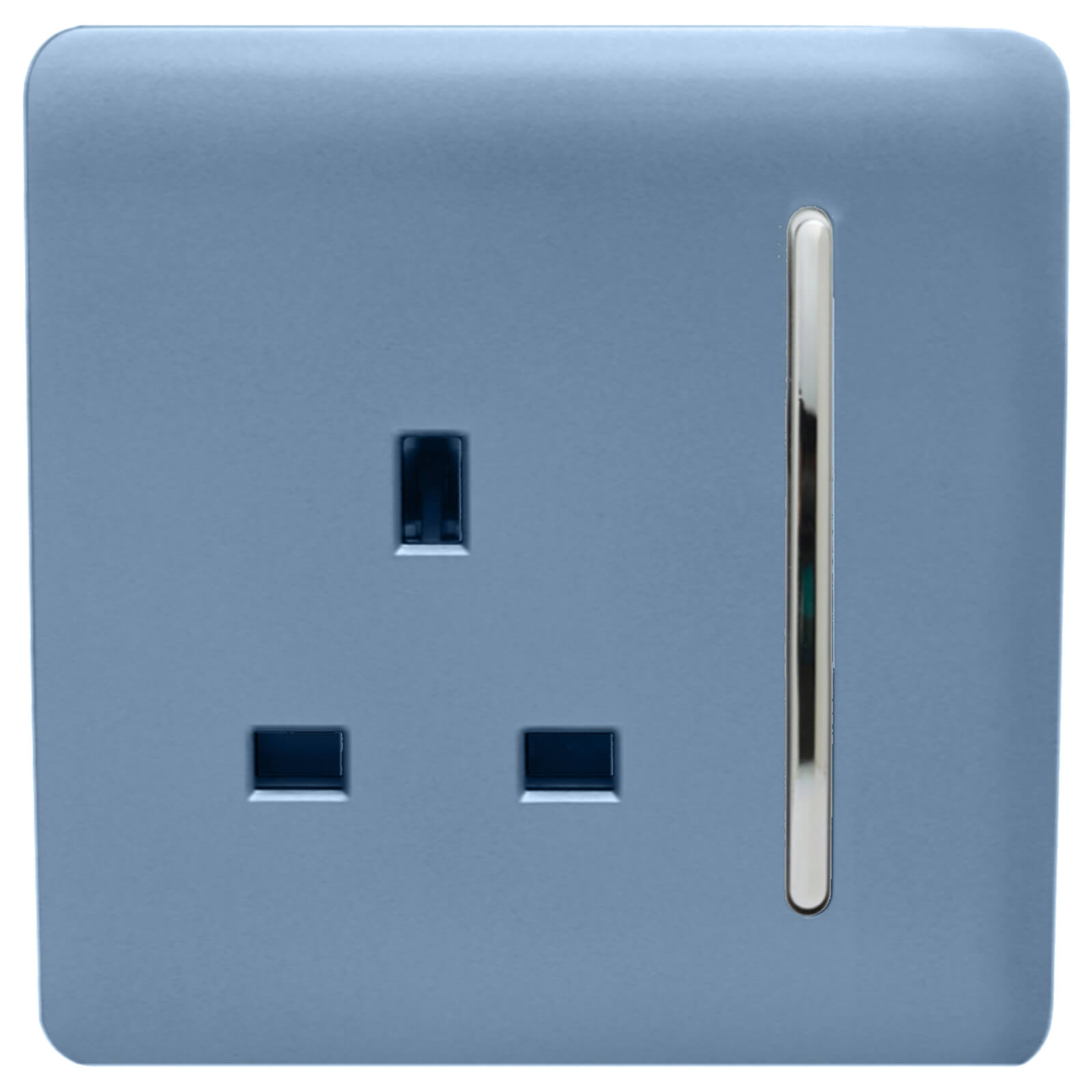 Trendi Switch 1 Gang 13Amp Switched Socket in Sky Homebase