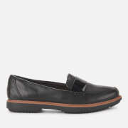 Clarks Women's Raisie Arlie Leather Loafers - Black
