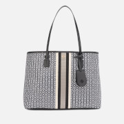 Tory Burch Women's Gemini Link Canvas Tote Bag - Black Gemini Link