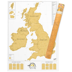 Scratch Map - UK Edition from I Want One Of Those