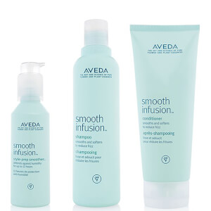 Aveda glättendes Haarpflege Trio Smooth Infusion Shampoo, Conditioner & Style Prep Smoother