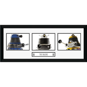 Doctor Who Daleks - 30"" x 12"" Framed Photographic