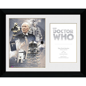Doctor Who 1st Doctor William Hartnell - 30 x 40cm Collector Prints