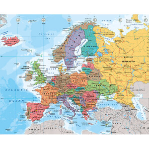 European Map 2014 - Mini Poster - 40 x 50cm