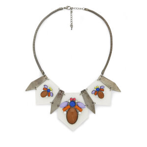  Impulse Women's Multi Perspex Necklace - Clear