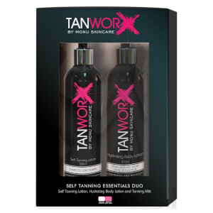 Tanworx Tanning Essential Duo - Dark/Very Dark (Worth £52.85)