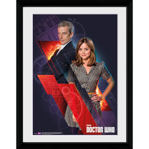 Doctor Who Clara and Doctor - 16x12 Framed Photographic