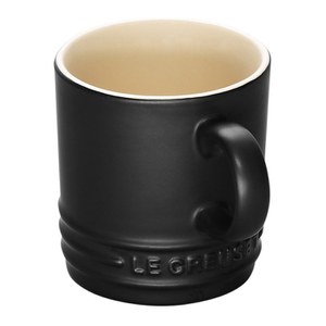 Le Creuset Stoneware Espresso Mug, 100ml - Satin Black