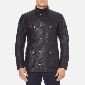 Barbour International Men's Duke Wax Jacket - Navy