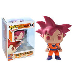 Dragonball Z Goku Super Saiyan God Exclusive Pop! Vinyl Figure