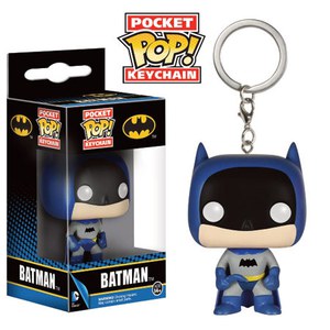 Batman 75th Anniversary Blue Batman Pop! Vinyl Keychain