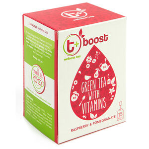 t+ Boost Tea - Raspberry and Pomegranate