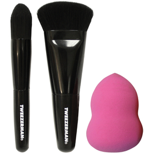 Tweezerman Brush iQ Mini Contour Brush Kit