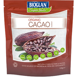 Bioglan Superfoods Supergreens Cacao Powder - 100g