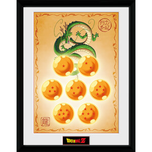 Dragonball Z Dragon Balls - 16 x 12 Inches Framed Photographic