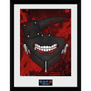 Tokyo Ghoul Mask - 16 x 12 Inches Framed Photographic
