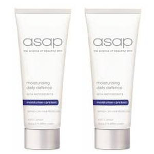 2x asap moisturising daily defence SPF50+ 100ml