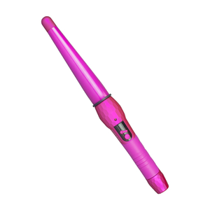 Silver Bullet Large Ceramic Conical Curling Iron - Pink
