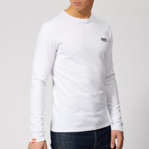 Superdry Men's Orange Label Vintage Embroidery Top - Optic White