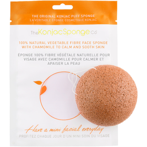 Esponja de Rosto da The Konjac Sponge Company com Camomila