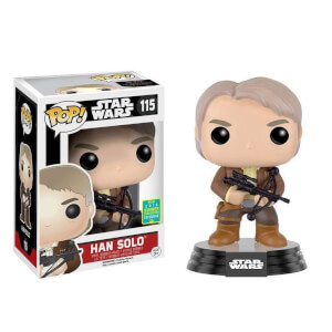 Star Wars Han Solo Chewie Bowcaster Bobble-head Pop! Vinyl Figure SDCC 2016 Exclusive