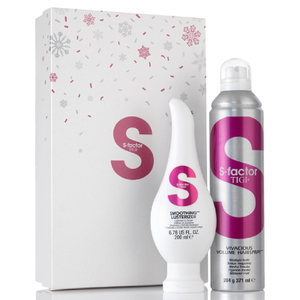 TIGI S Factor Vivacious Lustre Smoothing Gift Set (Worth £38.16) TIGI S Factor Vivacious Lustre Smoothing Gift Set (Worth £38.16)