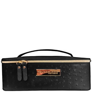 Youngblood Ostrich Makeup Bag