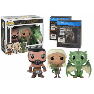 Funko Khal, Khaleesi And Rhaegal (Amazon Exclusive 3 Pack) Pop! Vinyl