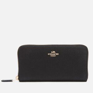 Coach Women's Accordian Zip Wallet - Black