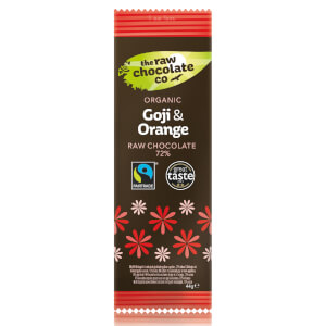 The Raw Chocolate Company Organic Goji & Orange Bar