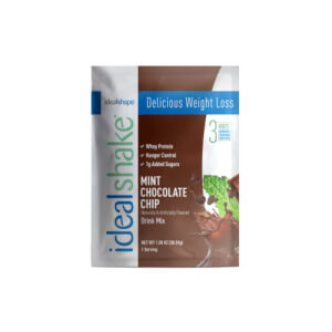 IdealShake Mint Chocolate Chip Sample
