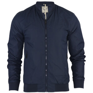 Brave Soul Men's Sanjay Bomber Jacket - Navy